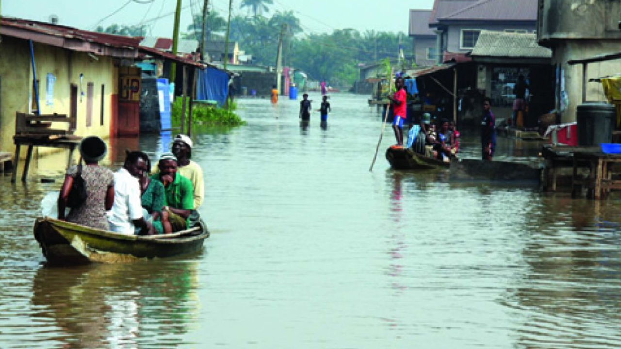 Flood Submerges Delta Community