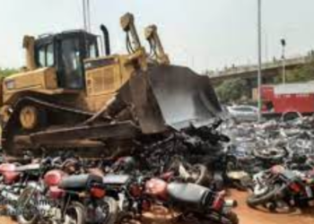 FCTA Crushes 470 Motorcycles Amid Resistance