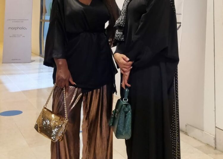 L-R: Founder and creative director, DWL, Ivie Odemwingie-Osula, and Head, Special Incubation Programs at Qatar Development Bank (QDB), Aysha Al Romaihi, at the kick-off of the Scale 7 Accelerator Program in Doha, Qatar.