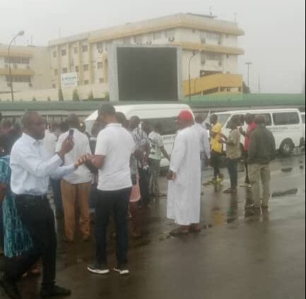 Warning Strike: Maritime Workers Disrupt Activities At Apapa, Tin-Can Island Ports 1 nlc strike