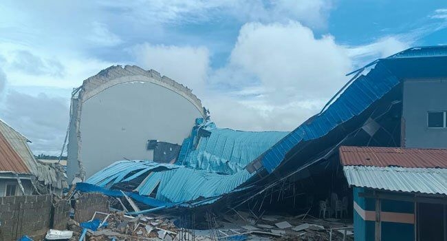 JUST-IN: 1 Killed As Church Building Collapses In Benue 1 3973417e 194f 4d58 b4b6 04e01900c5d8