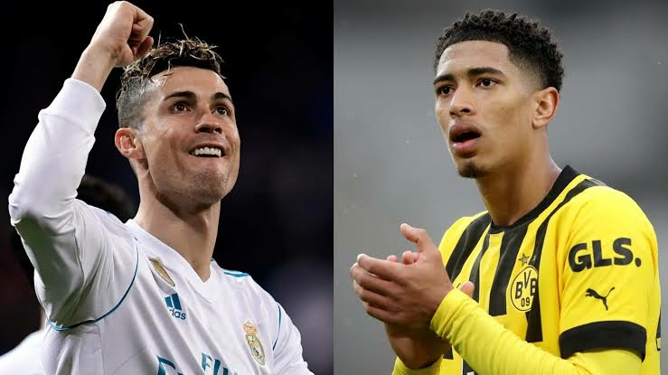 La Liga: Bellingham Breaks Cristiano Ronaldo’s Real Madrid Record 1 Bellingham and Cristiano Ronaldos