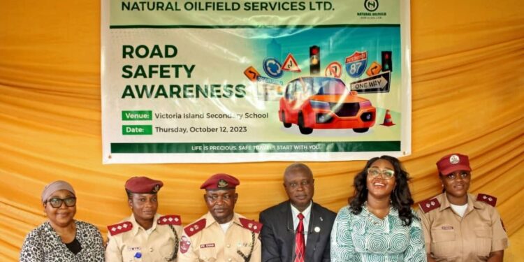 Dignitaries at the NOSL Road Safety Awareness Programme in Lagos.