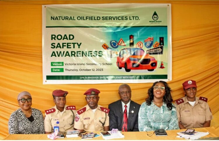 Dignitaries at the NOSL Road Safety Awareness Programme in Lagos.