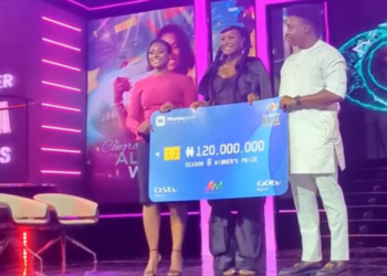 BBNaija All-Stars: Winner Ilebaye Promises Not To Disappoint As She Receives N120m Prize