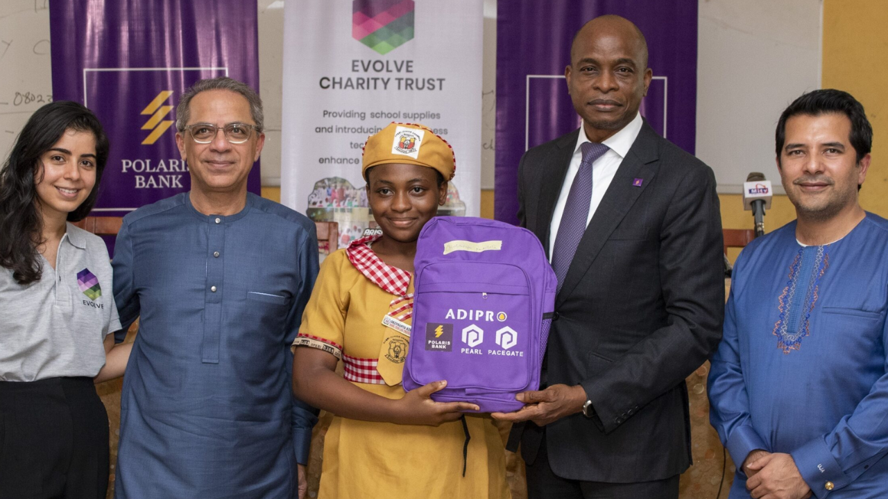 Polaris Bank Partners Evolve Charity, Supports Girl-child Education - Vimarsana News