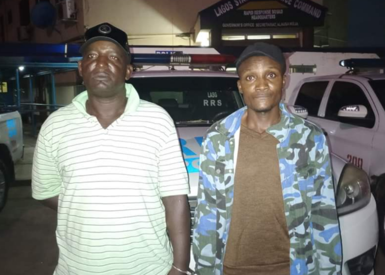 Police Arrest Ex-Spy, Accomplice For Allegedly Robbing Skit Maker In Lagos 1 The suspects