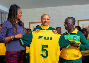 Onome Ebi Unveiled As Naija Ratels’ Player, Gets Choice Land In Abuja