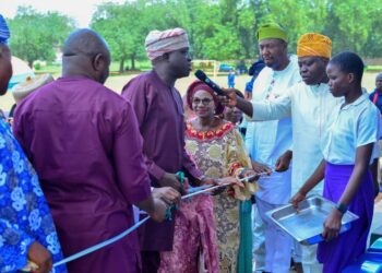 Bayo Delak Donates Pavilion To Alma Mater