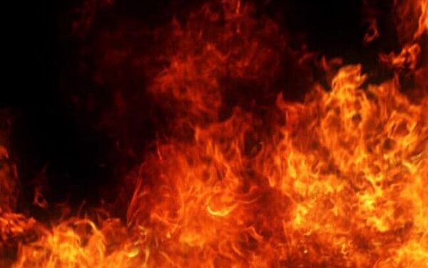 The scene of gas explosion at Elekoyangan  area of Ilorin, Kwara State. Photo by Abdullahi Olesin, Ilorin.