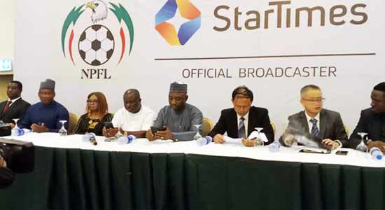 StarTimes Unveiled As NPFL Official Broadcast Right Partner 1 NPFL StarTimes