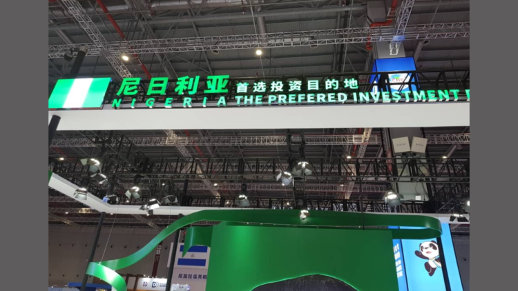 Nigerian Pavilion at the China  International Import Expo in Shanghai