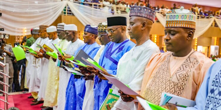 Zamfara Gov Swears In LG Sole Administrators, Charges Them To Uphold 'Rescue Mission' Principles