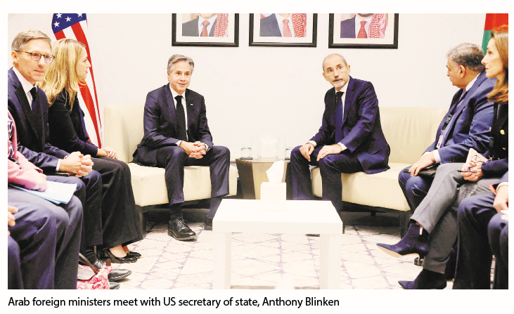 Arab Countries Demand Ceasefire In Gaza As US Warns It Would Help Hamas 1 arab foreign ministers