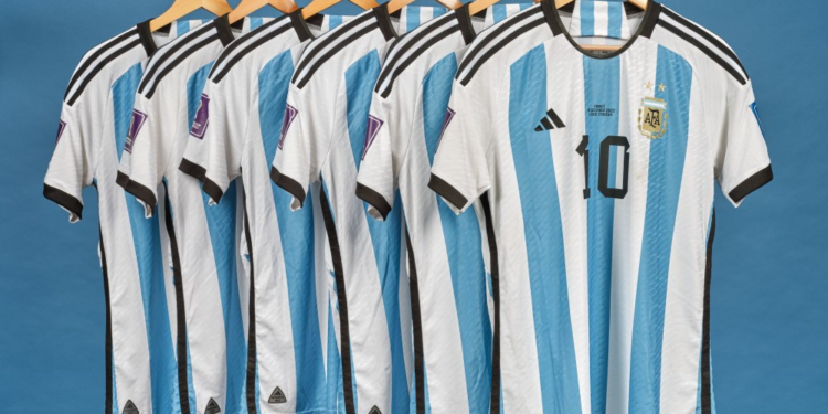 Messi's 2022 World Cup Jerseys Go Up For Auction