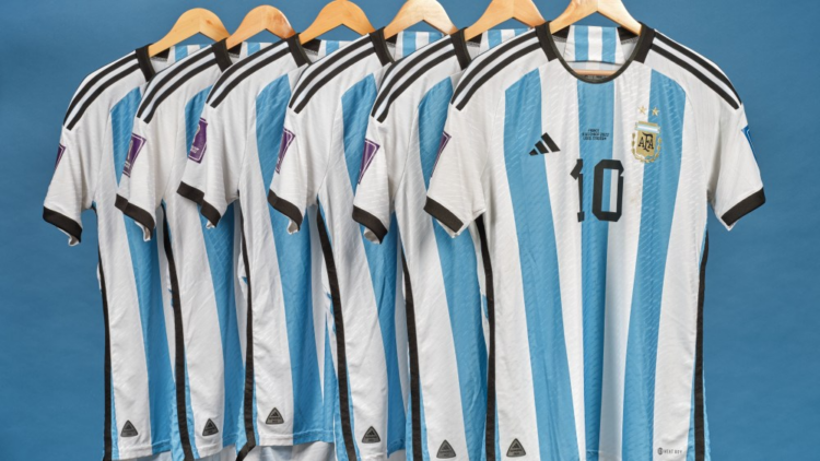 Messi's 2022 World Cup Jerseys Go Up For Auction