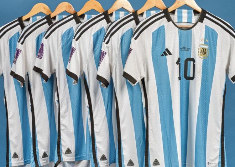 Messi's 2022 World Cup Jerseys Go Up For Auction