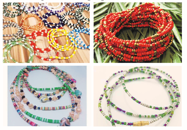 Crystal Waist Beads, Seed Bead Waist Beads