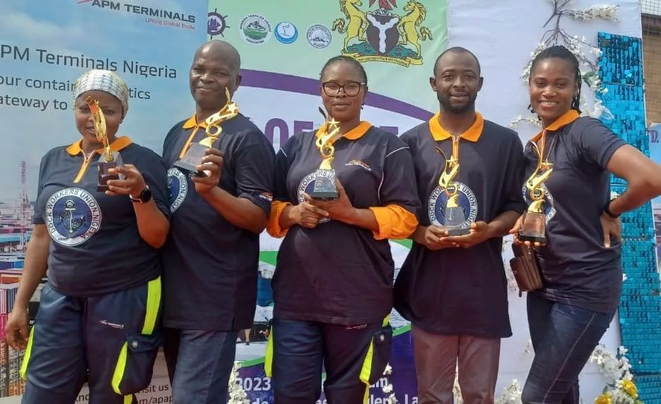 Female Crane Operators Dockworkers At APM Terminals Win NIMASA Award