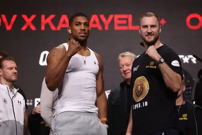 Boxing: Anthony Joshua To Face Otto Wallin In Riyadh Today 1 0K8A2106