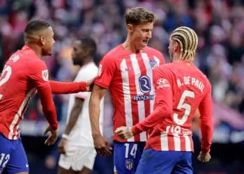 Atletico Madrid Beat Sevilla 1-0 Despite Late Red Card