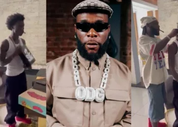 Burna Boy Gifts Seyi Vibez 7Gents Chain Worth Millions