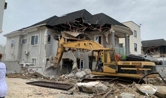 Demolished Lagos Houses