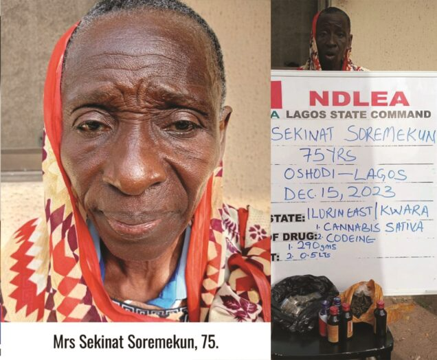 NDLEA Arrests 75-year-old Grandma For Dealing In Drugs 1 Grand ma ndlea