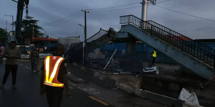 Truck collapse