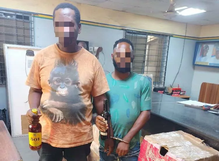 Police Arrest 2 Men For Possessing Fake Drinks In Lagos