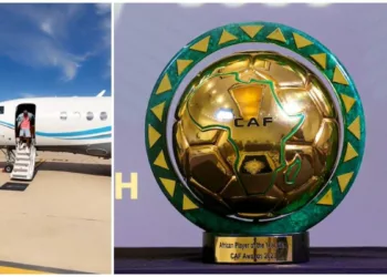2023 CAF Awards: Osimhen Arrives Marrakech Aboard Private Jet