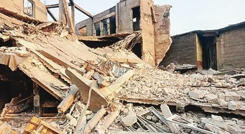 Mother, 9-day-old Died In Ondo Building Collapse 1 IMG 3955
