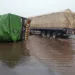 Truck Carrying Bottled Water Falls, Causes Gridlock On Jos-Abuja Highway