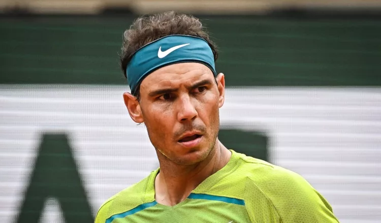 Rafael NADAL of Spain during the Day two of Roland-Garros 2022, French Open 2022, Grand Slam tennis tournament at the Roland-Garros stadium on May 23, 2022 in Paris, France.
