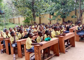 105 Students Benefit As Old Students Association Donates Furniture To Lagos School