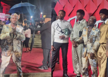Skepta Links Up With Portable At British Fashion Awards In London
