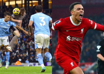 EPL: Kulusevski Secures Draw For Tottenham At Man City, Liverpool Edge Fulham In 7-Goal Thriller