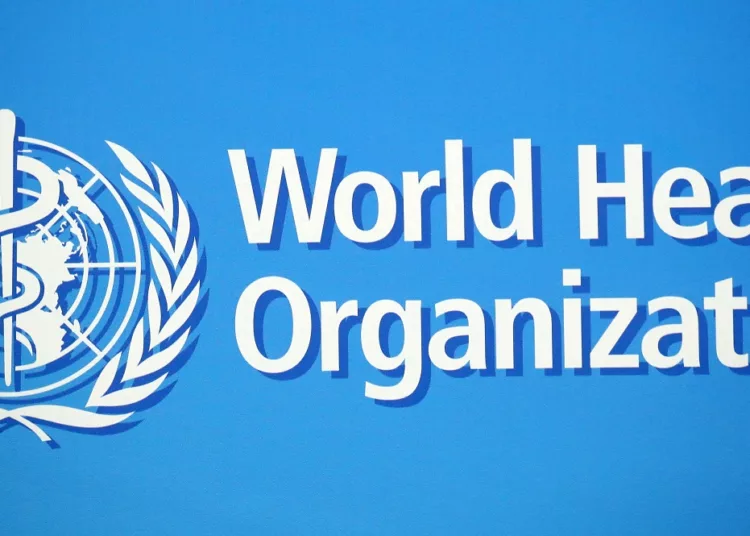 FILE PHOTO: A logo is pictured at the World Health Organization (WHO) building in Geneva, Switzerland, February 2, 2020.  REUTERS/Denis Balibouse/File Photo