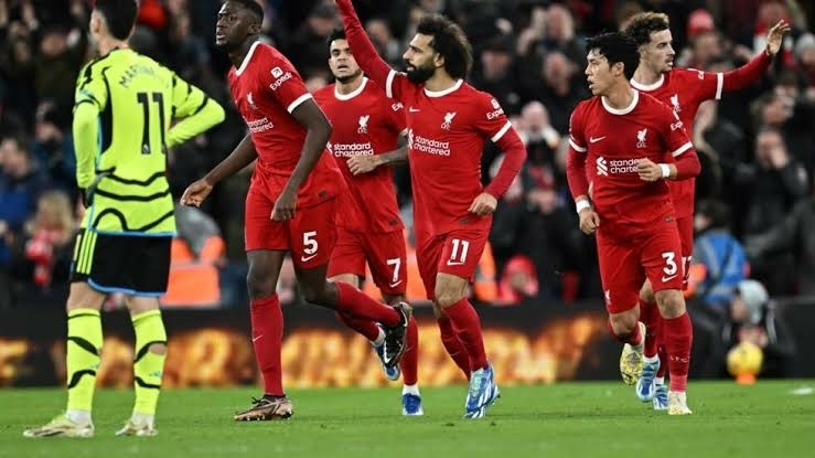 EPL: Arsenal Hold Liverpool at Anfield in Top-of-the-Table Clash 1 arsenal