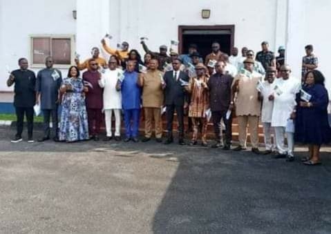 PICTORIAL: 26 Pro-Wike Rivers Lawmakers Dump PDP For APC 1 b46a2c58 340c 4952 abc3 00ae630054ee