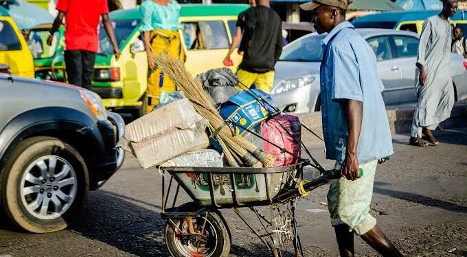 Wheelbarrow pusher Stabs Tax Collector