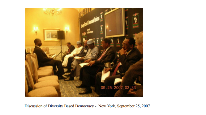 The One Nigeria Project: Building Unity And Creating Sense Of Belongings In Diverse Nigeria Through A Novel Democratic System 1 2