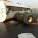 Tanker Loaded With Petrol Falls In Ile-Ife, Spills Fuel