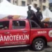 Amotekun Commanders, Officers Hold Candlelight Walk For Akeredolu