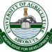 FUNAAB Ranked Best University Of Agriculture In Africa