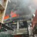 JUST IN: Section Of Mandilas Market In Lagos On Fire