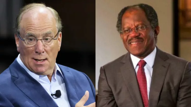 BlackRock Left: BlackRock Chairman, Larry Fink. Right: Adebayo Ogunlesi