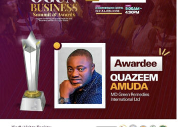 Ogun Business Summit: Green Remedies International’s MD Won Excellence in Business Award