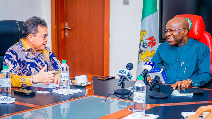 Abia Govt Partners Indonesia On Economic Devt, Industrialisation 1 OTTI WITH INDONESIAN OFFICIAL credit Business Hallmark