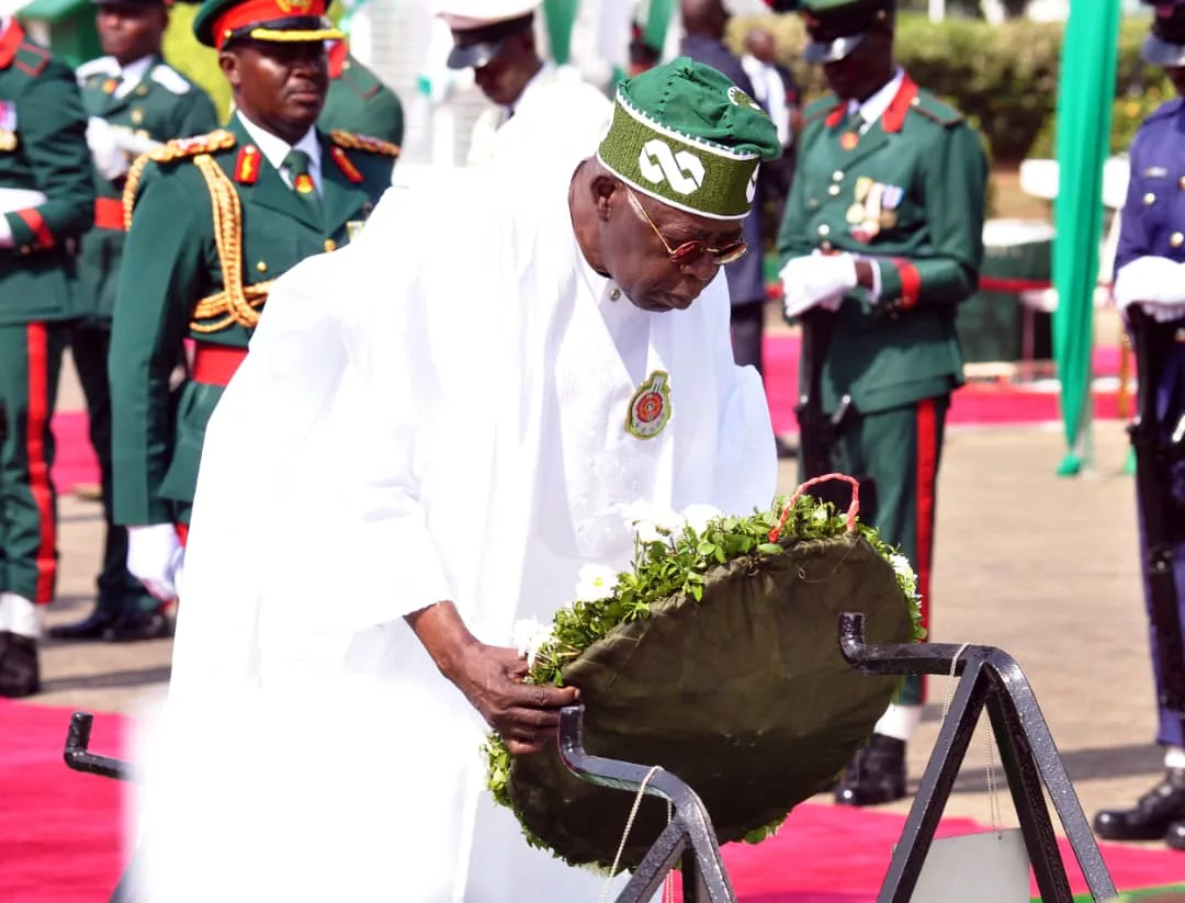 PICTORIAL: Tinubu Leads Solemn Tribute For Nigeria's Fallen Heroes On ...